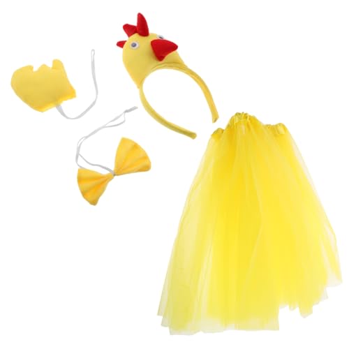 BESPORTBLE 1 Satz Hahn-anziehset Hühnerstirnband Geburtstagsoutfit Für Mädchen Tutu Für Kleine Mädchen Huhn-tier-stirnband Verkleiden Sich Kleinkind Tutu -tier-kostüm Yellow Tuch BESPORTBLE 1 Satz Hahn-anziehset Hühnerstirnband Geburtstagsoutfit Für Mädchen Tutu Für Kleine Mädchen Huhn-tier-stirnband Verkleiden Sich Kleinkind Tutu -tier-kostüm Yellow Tuch von BESPORTBLE