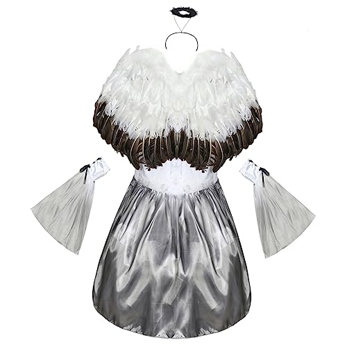 BESPORTBLE 1 Satz Halloween Kostüm für Damen Heiligenschein Tüllrock Flügel für Karneval Maskerade und Cosplay Events BESPORTBLE 1 Satz Halloween Kostüm für Damen Heiligenschein Tüllrock Flügel für Karneval Maskerade und Cosplay Events von BESPORTBLE