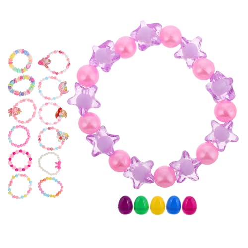 BESPORTBLE 1 Satz Handbemalten Ostereiern Diy Bastelset für Ostergeschenke und Dekorationen mit Füllbaren Plastikeiern zum Malen Armbänder für Osterfeier BESPORTBLE 1 Satz Handbemalten Ostereiern Diy Bastelset für Ostergeschenke und Dekorationen mit Füllbaren Plastikeiern zum Malen Armbänder für Osterfeier von BESPORTBLE