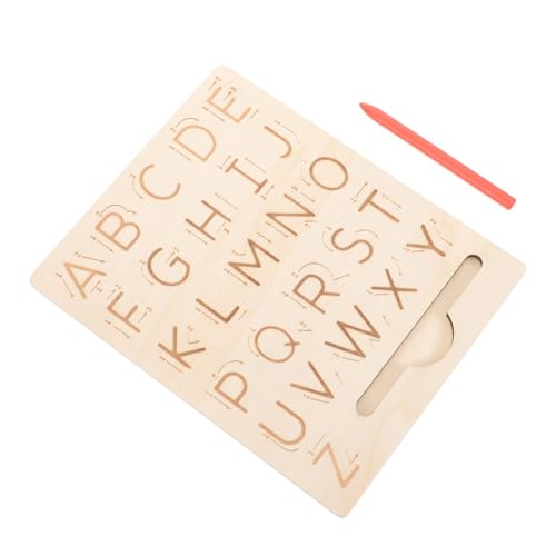 BESPORTBLE 1 Satz Holz Buchstaben Schreibtafel Doppelseitige Montessori Übungsplatte für Feinmotorik und Hand Auge Koordination für Kreatives Lernen und Frühe Bildung BESPORTBLE 1 Satz Holz Buchstaben Schreibtafel Doppelseitige Montessori Übungsplatte für Feinmotorik und Hand Auge Koordination für Kreatives Lernen und Frühe Bildung von BESPORTBLE
