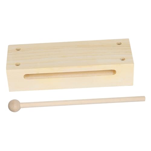 BESPORTBLE 1 Satz Holz Percussion Instrument Block mit Schlägel Doppeltöniger Musikspielzeug für des Hörvermögens Musikalität Hochwertiges Langlebiges Buchenholz Sicher für Kleine Hände BESPORTBLE 1 Satz Holz Percussion Instrument Block mit Schlägel Doppeltöniger Musikspielzeug für des Hörvermögens Musikalität Hochwertiges Langlebiges Buchenholz Sicher für Kleine Hände von BESPORTBLE