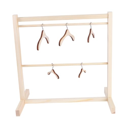 BESPORTBLE 1 Satz Holz Puppen Kleiderbügel Set Teiliges Set mit Doppeltem Hängegestell für Puppenbekleidung Praktischer Aufbewahrung und Organisation für Kinderzimmer BESPORTBLE 1 Satz Holz Puppen Kleiderbügel Set Teiliges Set mit Doppeltem Hängegestell für Puppenbekleidung Praktischer Aufbewahrung und Organisation für Kinderzimmer von BESPORTBLE
