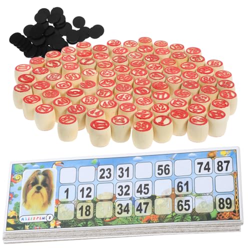 BESPORTBLE 1 Satz Holz Russische Lotto Spielset für Erwachsene Familienspiel für Partys Spielsteine Langlebiges und Sicheres Material für Themenpartys und Familienaktivitäten BESPORTBLE 1 Satz Holz Russische Lotto Spielset für Erwachsene Familienspiel für Partys Spielsteine Langlebiges und Sicheres Material für Themenpartys und Familienaktivitäten von BESPORTBLE