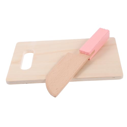 BESPORTBLE 1 Satz Holz Schneidebrett Spielzeugset für Teiliges mit Holz Schneidemesser und Küchenbrett Rollenspiele und Frühkindliche Bildung BESPORTBLE 1 Satz Holz Schneidebrett Spielzeugset für Teiliges mit Holz Schneidemesser und Küchenbrett Rollenspiele und Frühkindliche Bildung von BESPORTBLE