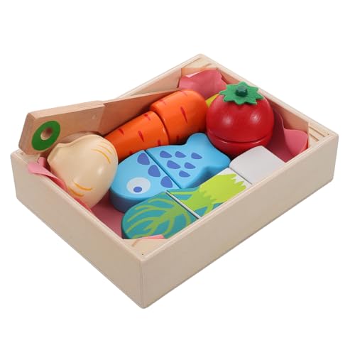 BESPORTBLE 1 Satz Holzspielzeug Set für Kleinkinder Früchte und Gemüse Schneideset für Kreative Rollenspiele der Küche Zubehör für Jungen und Mädchen BESPORTBLE 1 Satz Holzspielzeug Set für Kleinkinder Früchte und Gemüse Schneideset für Kreative Rollenspiele der Küche Zubehör für Jungen und Mädchen von BESPORTBLE