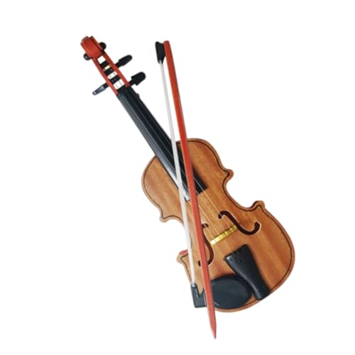 BESPORTBLE 1 Satz Holzspielzeug Violine für Simuliertes Musikinstrument für Musiklernen Geeignet für Zuhause Kindergarten und Schule Robust Verarbeitet und Ansprechend Gestaltet von BESPORTBLE
