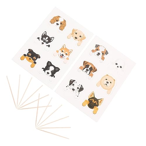 BESPORTBLE 1 Satz Hund Geburtstag Tortendeko Set Teiliges Dog Cake Topper Für Hundeparty Essbare Kuchen Dekoration Aus Hochwertigem Für Welpengeburtstagsfeiern Leicht Und 36 Stück BESPORTBLE 1 Satz Hund Geburtstag Tortendeko Set Teiliges Dog Cake Topper Für Hundeparty Essbare Kuchen Dekoration Aus Hochwertigem Für Welpengeburtstagsfeiern Leicht Und 36 Stück von BESPORTBLE