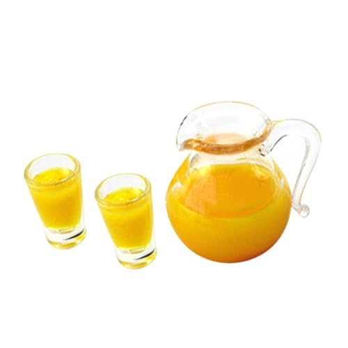 BESPORTBLE 1 Satz Juice Cups für Puppenhaus Dekoration Realistische Mini Tassen für DIY Projekte für Miniaturszenen und Puppenzubehör von BESPORTBLE
