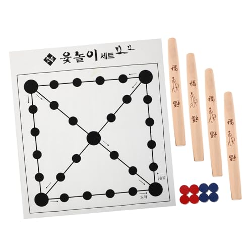 BESPORTBLE 1 Satz Koreanisches Traditionsspielset für Familienfeiern und Neujahrsfeiern Interaktives Brettspiel für Altersgruppen für Schulaktivitäten und Outdoor Spaß aus Robustem Holz BESPORTBLE 1 Satz Koreanisches Traditionsspielset für Familienfeiern und Neujahrsfeiern Interaktives Brettspiel für Altersgruppen für Schulaktivitäten und Outdoor Spaß aus Robustem Holz von BESPORTBLE