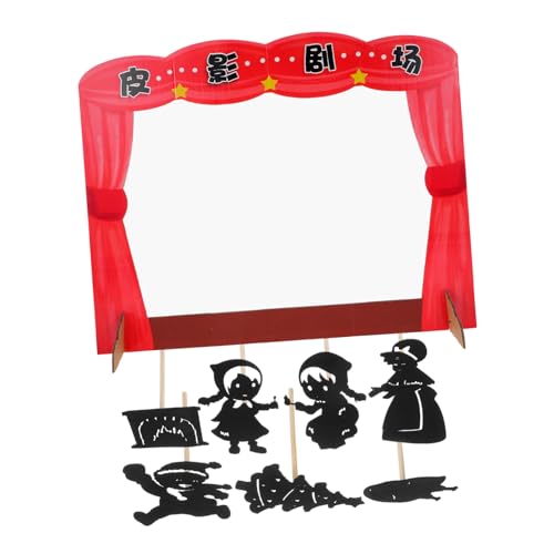 BESPORTBLE 1 Satz Kreativen Puppenspiel Spielzeugen für Interaktive Familienspiele mit Schattentheater Bausatz und Geschichtenerzähler Puppen für Eltern von BESPORTBLE