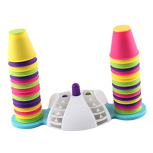 BESPORTBLE Becherspielset für Kleinkinder Pädagogisches Klappspielzeug für Frühes Lernen Stapelbecher in Bunten Farben Lernspielzeug zur Koordination für Babys und Kleinkinder von BESPORTBLE