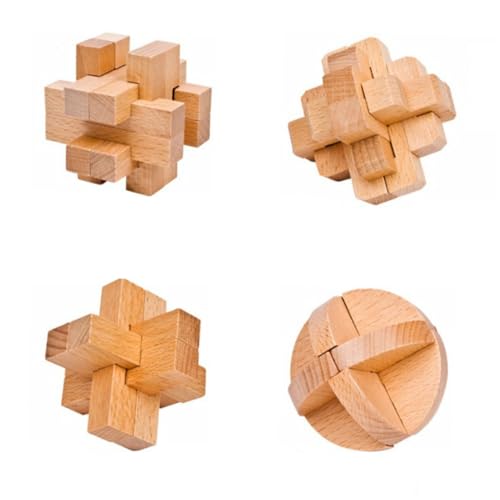 BESPORTBLE 1 Satz Luban Lock Puzzle Set aus Buchenholz Teiliges Iq Puzzle für Erwachsene und Fördert Geschicklichkeit und Logisches für DIY und Familienspiele BESPORTBLE 1 Satz Luban Lock Puzzle Set aus Buchenholz Teiliges Iq Puzzle für Erwachsene und Fördert Geschicklichkeit und Logisches für DIY und Familienspiele von BESPORTBLE