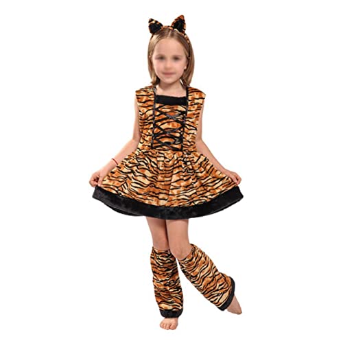 BESPORTBLE 1 Satz Mädchenkostüm Kinderkostüme Tigerkostüm Teenager Tiger Verkleidung Cosplay-Zubehör Kostüm für Rollenspiele Tiger-Cosplay-Kostüm Brown BESPORTBLE 1 Satz Mädchenkostüm Kinderkostüme Tigerkostüm Teenager Tiger Verkleidung Cosplay-Zubehör Kostüm für Rollenspiele Tiger-Cosplay-Kostüm Brown von BESPORTBLE