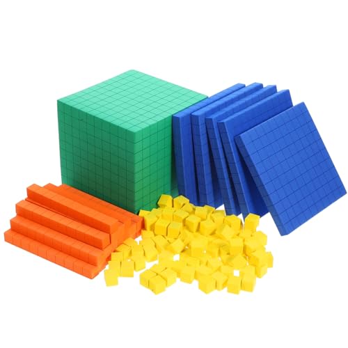 BESPORTBLE Mathematik Würfel Satz für Kinder Interaktive Zählblöcke aus Kunststoff Mathe Lernmaterial für Kindergarten Pädagogisches Spielzeug zur Rechenfähigkeiten Geeignet für Grundschüler von BESPORTBLE