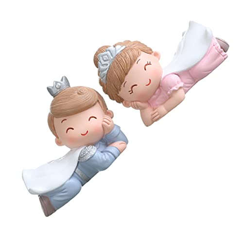 BESPORTBLE 1 Satz Mini Figuren Kuchen Dekoration Kreative Resin Und Prinzessin Modelle Für Geburtstagskuchen Und Tischdeko Als Süße Tortenaufsätze 2 Stück von BESPORTBLE