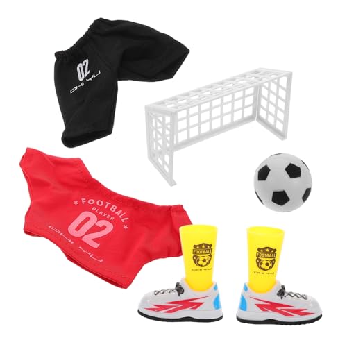 BESPORTBLE 1 Satz Mini Finger Soccer Spielset Interaktives Tischfußballspiel für Erwachsene Detaillierte Miniatur Fußballfiguren für Parties und Clubs Fördert und Geschicklichkeit von BESPORTBLE