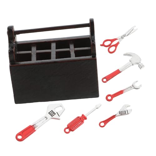 BESPORTBLE 1 Satz Mini Werkzeugkasten Set für Puppenhaus Lustige Mini Haus Werkzeuge Toolbox für DIY Modelle Dekorative Spielzeugwerkzeuge Rot für Miniatur Dekoration und Foto Requisiten BESPORTBLE 1 Satz Mini Werkzeugkasten Set für Puppenhaus Lustige Mini Haus Werkzeuge Toolbox für DIY Modelle Dekorative Spielzeugwerkzeuge Rot für Miniatur Dekoration und Foto Requisiten von BESPORTBLE