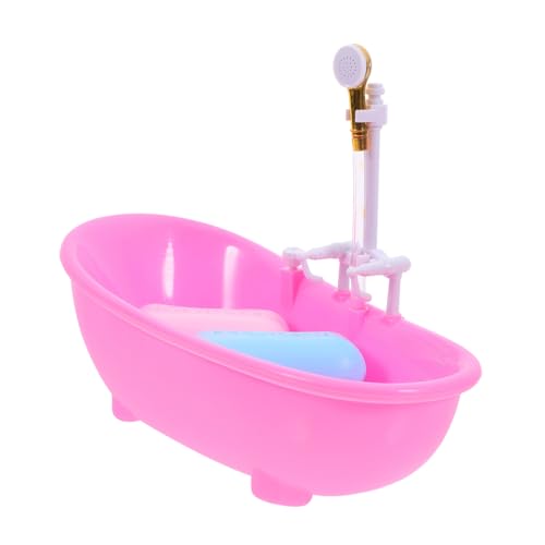 BESPORTBLE 1 Satz Miniatur Badewanne für Puppenhaus Rosa Elektrische Badewanne mit Seifen für Mini Dekorationen und Landschaftsszenen Langlebig und Ansprechend für Puppenhaus BESPORTBLE 1 Satz Miniatur Badewanne für Puppenhaus Rosa Elektrische Badewanne mit Seifen für Mini Dekorationen und Landschaftsszenen Langlebig und Ansprechend für Puppenhaus von BESPORTBLE