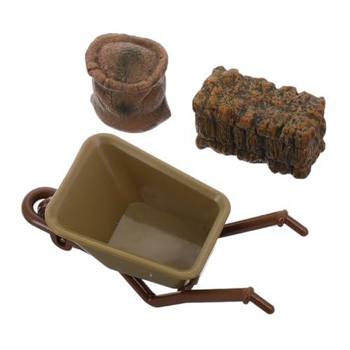 BESPORTBLE 1 Satz Miniatur Bauernhof Werkzeugsatz Teiliges Set mit Schubkarre Heuballen und Deko für Kreative und Dekoration BESPORTBLE 1 Satz Miniatur Bauernhof Werkzeugsatz Teiliges Set mit Schubkarre Heuballen und Deko für Kreative und Dekoration von BESPORTBLE