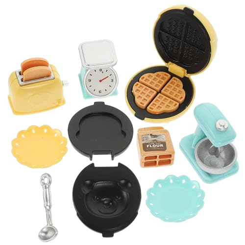 BESPORTBLE 1 Satz Miniatur Küchengeräte Set Realistisches Puppenhaus Zubehör mit Toaster und Mixer für Miniatur Dekorationen und Sammlungen Einfach zu Montieren BESPORTBLE 1 Satz Miniatur Küchengeräte Set Realistisches Puppenhaus Zubehör mit Toaster und Mixer für Miniatur Dekorationen und Sammlungen Einfach zu Montieren von BESPORTBLE