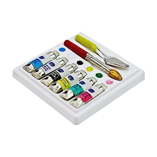 BESPORTBLE 1 Satz Miniatur Puppenhaus Imitation Wasserfarben Resin Deko für Mini Häuser Handgefertigte Spielzeugornamente für DIY Projekte und Miniaturdekorationen von BESPORTBLE