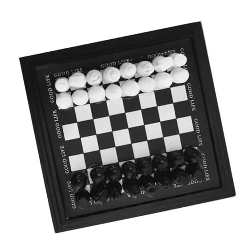 BESPORTBLE 1 Satz Miniatur Schachbrett mit Figuren für Puppenhaus Realistisches Schachspiel Set für Spielzimmer für Schachliebhaber und Sammler als Dekoration und Lernspielzeug BESPORTBLE 1 Satz Miniatur Schachbrett mit Figuren für Puppenhaus Realistisches Schachspiel Set für Spielzimmer für Schachliebhaber und Sammler als Dekoration und Lernspielzeug von BESPORTBLE