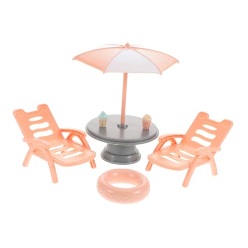 BESPORTBLE 1 Satz Miniatur Strandstuhl Set für Teiliges Set mit und Schwimmring für Puppenhaus Zubehör und Kreative Strand Szenen Dekoration BESPORTBLE 1 Satz Miniatur Strandstuhl Set für Teiliges Set mit und Schwimmring für Puppenhaus Zubehör und Kreative Strand Szenen Dekoration von BESPORTBLE