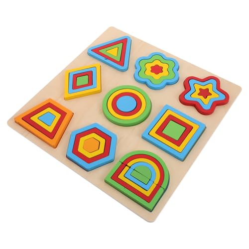 BESPORTBLE 1 Satz Montessori für Kleinkinder Holzform Sortier und Puzzle für Frühe Bildung Fördert Formen und Farberkennung Sowie Motorische Fähigkeiten BESPORTBLE 1 Satz Montessori für Kleinkinder Holzform Sortier und Puzzle für Frühe Bildung Fördert Formen und Farberkennung Sowie Motorische Fähigkeiten von BESPORTBLE
