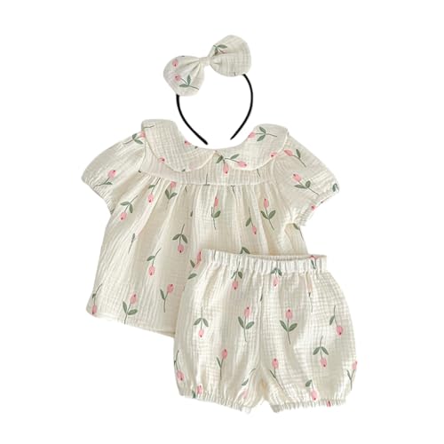 BESPORTBLE 1 Satz Outfits für neugeborene Mädchen neugeborene kleidung kleidung set Sommerkleidung Kleinkind Kleidung für neugeborene Mädchen Strampler für neugeborene Mädchen Baumwolle von BESPORTBLE
