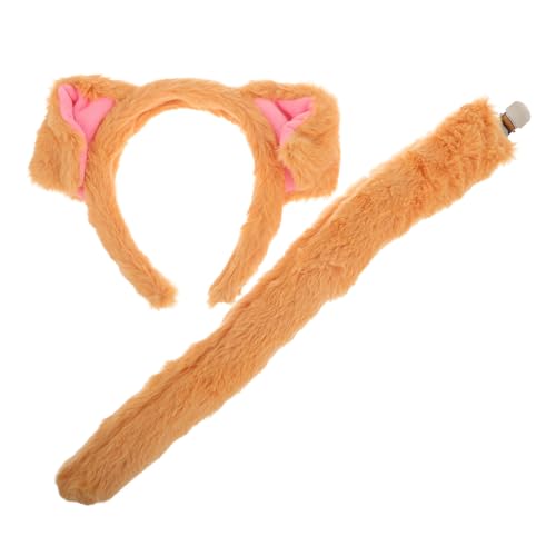 BESPORTBLE 1 Satz Plüsch Hund Ohren Haarband und für Ostern Weiches Tier Kostüm Haarband Niedliches Tier Ohren Set für Mädchen und Frauen Einfach zu Tragen und Langlebig von BESPORTBLE