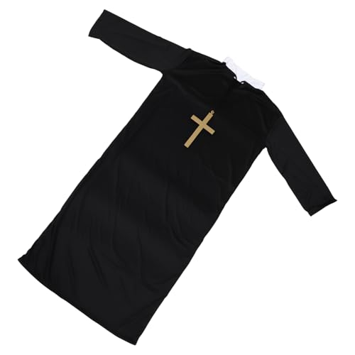 BESPORTBLE 1 Satz Priesterkostüm Für Erwachsene Kostüme Halloweenkostüm Mantel Priester Kostüm Halloween-cosplay-kleidung Halloween-kleidung Halloween-priesterkleidung Black Baumwolle BESPORTBLE 1 Satz Priesterkostüm Für Erwachsene Kostüme Halloweenkostüm Mantel Priester Kostüm Halloween-cosplay-kleidung Halloween-kleidung Halloween-priesterkleidung Black Baumwolle von BESPORTBLE