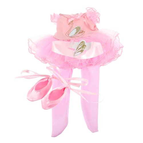 BESPORTBLE 1 Satz Puppen Ballettkostüm Ballettrock und Tanzschuhen Teiliges Outfit für Puppen für Ballettliebhaber und Kreative Spielstunden BESPORTBLE 1 Satz Puppen Ballettkostüm Ballettrock und Tanzschuhen Teiliges Outfit für Puppen für Ballettliebhaber und Kreative Spielstunden von BESPORTBLE