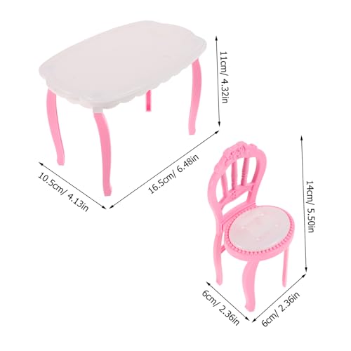 BESPORTBLE 1 Satz Realistischer Tisch und Stühle aus Sicheren Materialien Fördert Kreativität und Fantasie im Spiel für Kinderzimmer und Spielräume BESPORTBLE 1 Satz Realistischer Tisch und Stühle aus Sicheren Materialien Fördert Kreativität und Fantasie im Spiel für Kinderzimmer und Spielräume von BESPORTBLE