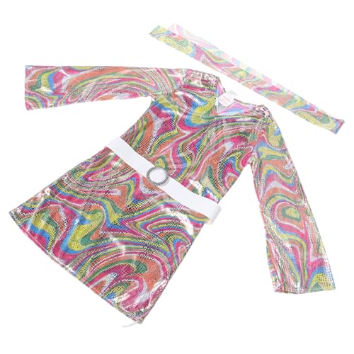 BESPORTBLE 1 Satz Retro Disco für Langarm Vintage Kostüm für Partys Cosplay Bühnenauftritte Haarband Auffällige Farben für Besondere Anlässe BESPORTBLE 1 Satz Retro Disco für Langarm Vintage Kostüm für Partys Cosplay Bühnenauftritte Haarband Auffällige Farben für Besondere Anlässe von BESPORTBLE