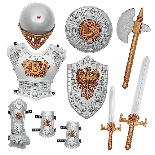 BESPORTBLE 1 Satz Ritter Kostümset für Teiliges Cosplay Outfit für Halloween Rollenspiele Mittelalterliche Verkleidung für Jungen für Themenpartys Geburtstagsfeiern von BESPORTBLE