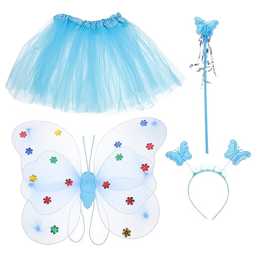 BESPORTBLE 1 Satz Rock mit Schmetterlingsflügeln Märchenkostüm -Performance-Kostüme Halloween Tutu- weihnachtsdeko Kinderkostüme Mädchen verkleiden Accessoires Schirmgewebe Blau BESPORTBLE 1 Satz Rock mit Schmetterlingsflügeln Märchenkostüm -Performance-Kostüme Halloween Tutu- weihnachtsdeko Kinderkostüme Mädchen verkleiden Accessoires Schirmgewebe Blau von BESPORTBLE