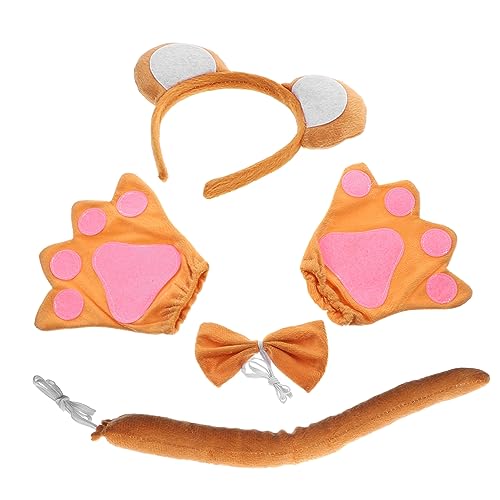 BESPORTBLE 1 Satz Satz Affenkopfschmuck Lustig Babys Schild Ohren Mit Cosplay Bausatz Süße Tierstirnbänder Affenkostümzubehör Affenzubehör Affenstirnband Pp Baumwolle von BESPORTBLE