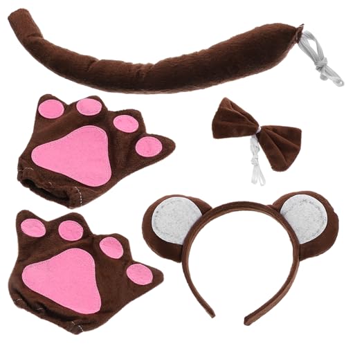 BESPORTBLE 1 Satz Satz Affenstirnbandkopfschmuck Plüsch Ohr Affen-outfit Tierzubehörkostüm Affenkostüme Affenkostüm Für Affenhandschuhe Kostüm Affenzubehör Pp Baumwolle Kaffee BESPORTBLE 1 Satz Satz Affenstirnbandkopfschmuck Plüsch Ohr Affen-outfit Tierzubehörkostüm Affenkostüme Affenkostüm Für Affenhandschuhe Kostüm Affenzubehör Pp Baumwolle Kaffee von BESPORTBLE