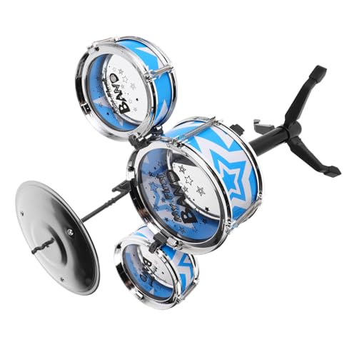 BESPORTBLE 1 Satz Schlagzeug Set für Kleinkinder Realistische Musikinstrumente für Jungen und Mädchen Jazz Drum Set mit Trommeln Blau Perfektes Musikspielzeug zur Musikalischer Fähigkeiten BESPORTBLE 1 Satz Schlagzeug Set für Kleinkinder Realistische Musikinstrumente für Jungen und Mädchen Jazz Drum Set mit Trommeln Blau Perfektes Musikspielzeug zur Musikalischer Fähigkeiten von BESPORTBLE