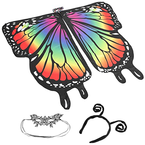 BESPORTBLE 1 Satz Schmetterlings-Schal-Set schmetterlingsflügel kostüm Feenkostüme mit Schmetterlingsflügeln für Mädchen kinderschminke kinderkleider Schmetterlingsumhang für die Party BESPORTBLE 1 Satz Schmetterlings-Schal-Set schmetterlingsflügel kostüm Feenkostüme mit Schmetterlingsflügeln für Mädchen kinderschminke kinderkleider Schmetterlingsumhang für die Party von BESPORTBLE