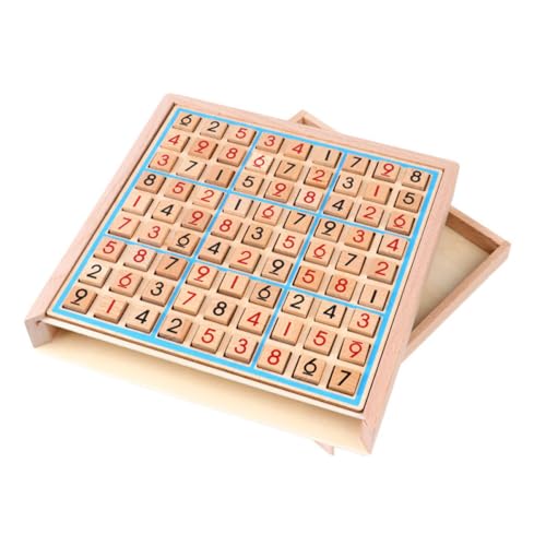 BESPORTBLE 1 Satz Sudoku Spielset für Felder Holzspiel für Frühe Mathematikbildung Logisches und Spaß für Jungen und Mädchen Sicheres aus Natürlichem Holz BESPORTBLE 1 Satz Sudoku Spielset für Felder Holzspiel für Frühe Mathematikbildung Logisches und Spaß für Jungen und Mädchen Sicheres aus Natürlichem Holz von BESPORTBLE