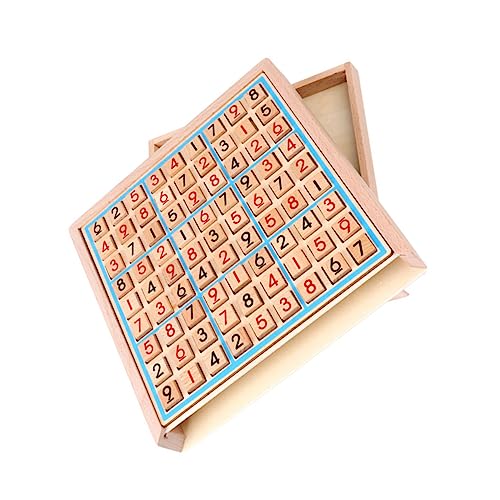 BESPORTBLE 1 Satz Sudoku für Holz Sudoku Brettspiel zur Frühen Bildung Fördert Logisches und Mathematikfähigkeiten für Jungen und Mädchen BESPORTBLE 1 Satz Sudoku für Holz Sudoku Brettspiel zur Frühen Bildung Fördert Logisches und Mathematikfähigkeiten für Jungen und Mädchen von BESPORTBLE