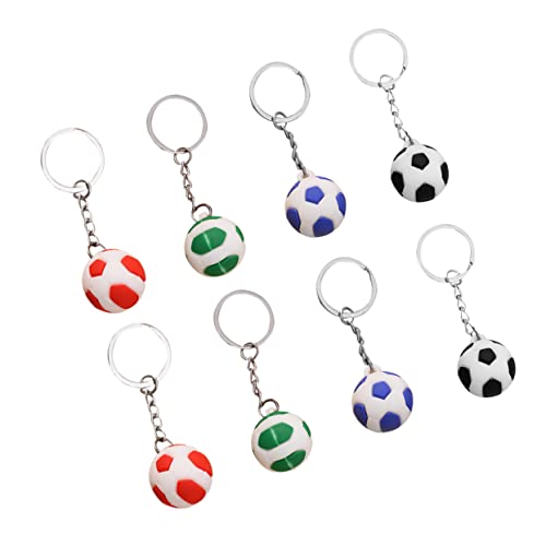 BESPORTBLE 1 Satz Teiliges Fußball Schlüsselanhänger Praktische Anhänger Für Taschen Und Schlüssel Robuste Farbenfrohe Für Fußballfans Geschenkidee Für Sportliebhaber 8 Stück BESPORTBLE 1 Satz Teiliges Fußball Schlüsselanhänger Praktische Anhänger Für Taschen Und Schlüssel Robuste Farbenfrohe Für Fußballfans Geschenkidee Für Sportliebhaber 8 Stück von BESPORTBLE