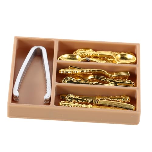 BESPORTBLE 1 Satz Teiliges Kunststoff Besteck mit Aufbewahrungsbox Realistische Löffel Gabeln Messer und Zange für Kreatives Spiel und Lernzwecke BESPORTBLE 1 Satz Teiliges Kunststoff Besteck mit Aufbewahrungsbox Realistische Löffel Gabeln Messer und Zange für Kreatives Spiel und Lernzwecke von BESPORTBLE