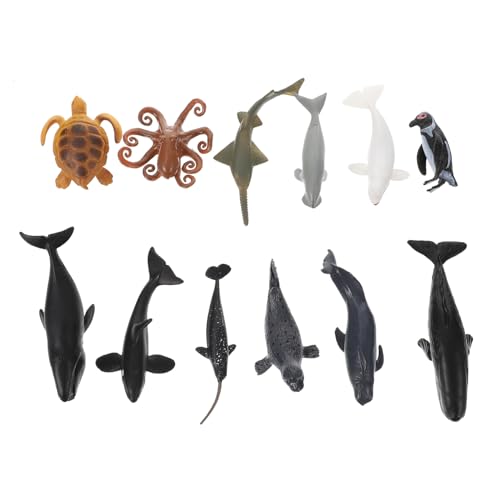 BESPORTBLE 1 Satz Teiliges Set von Meeresbewohnern Lernspielzeug für Frühkindliche Kognitive Entwicklung Realistische Figuren aus Langlebigem Material für Kreative Spielmomente von BESPORTBLE