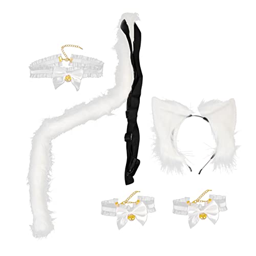 BESPORTBLE 1 Satz Tierohren und Schwanzset Tiere Kostüm Requisiten karneval tierkostüm dekoration fuchs kuscheltier Karnevalskostümzubehör Cartoon-Tier-Kopfschmuck Plüsch Weiß BESPORTBLE 1 Satz Tierohren und Schwanzset Tiere Kostüm Requisiten karneval tierkostüm dekoration fuchs kuscheltier Karnevalskostümzubehör Cartoon-Tier-Kopfschmuck Plüsch Weiß von BESPORTBLE