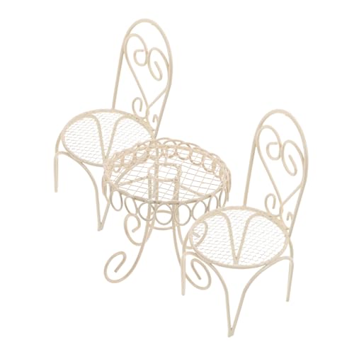 BESPORTBLE 1 Satz Tisch und Stühle für Modelle Einzigartige Garten und Wohnaccessoires zur Dekoration Langlebig und Detailreich für Mikrolandschaften und Puppenhäuser BESPORTBLE 1 Satz Tisch und Stühle für Modelle Einzigartige Garten und Wohnaccessoires zur Dekoration Langlebig und Detailreich für Mikrolandschaften und Puppenhäuser von BESPORTBLE