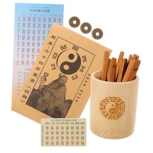BESPORTBLE 1 Satz Traditionellen Wahrsage Stäben mit Eimer für Feng Shui und Divination aus Bambus Gefertigt Anleitung für Anfänger für Tai Chi Dekoration BESPORTBLE 1 Satz Traditionellen Wahrsage Stäben mit Eimer für Feng Shui und Divination aus Bambus Gefertigt Anleitung für Anfänger für Tai Chi Dekoration von BESPORTBLE
