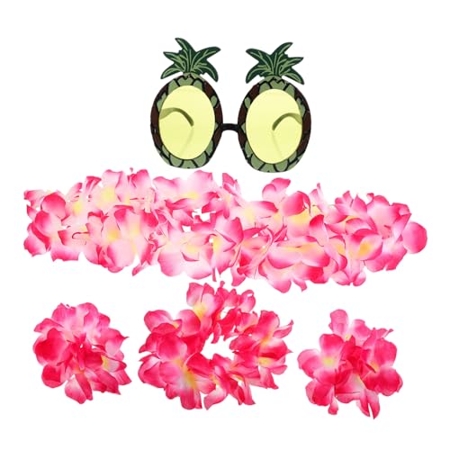 BESPORTBLE 1 Satz Tropische Girlande Party Luau-thema Strand Geburtstag Sommer-luau Zubehör Ananasbrille Blumenkronenkranz Hawaii-themenstütze Simulationsblumenkette Tropisches Stirnband Tuch BESPORTBLE 1 Satz Tropische Girlande Party Luau-thema Strand Geburtstag Sommer-luau Zubehör Ananasbrille Blumenkronenkranz Hawaii-themenstütze Simulationsblumenkette Tropisches Stirnband Tuch von BESPORTBLE