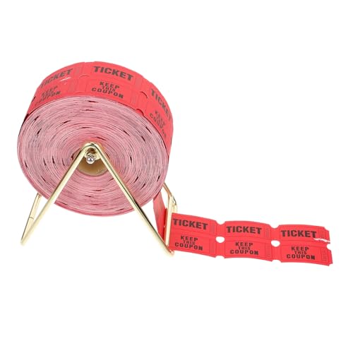 BESPORTBLE 1 Satz Veranstaltungs Tombola Losen mit Halter Perforierte Raffle Tickets für Karneval Feiern und Mehr BESPORTBLE 1 Satz Veranstaltungs Tombola Losen mit Halter Perforierte Raffle Tickets für Karneval Feiern und Mehr von BESPORTBLE